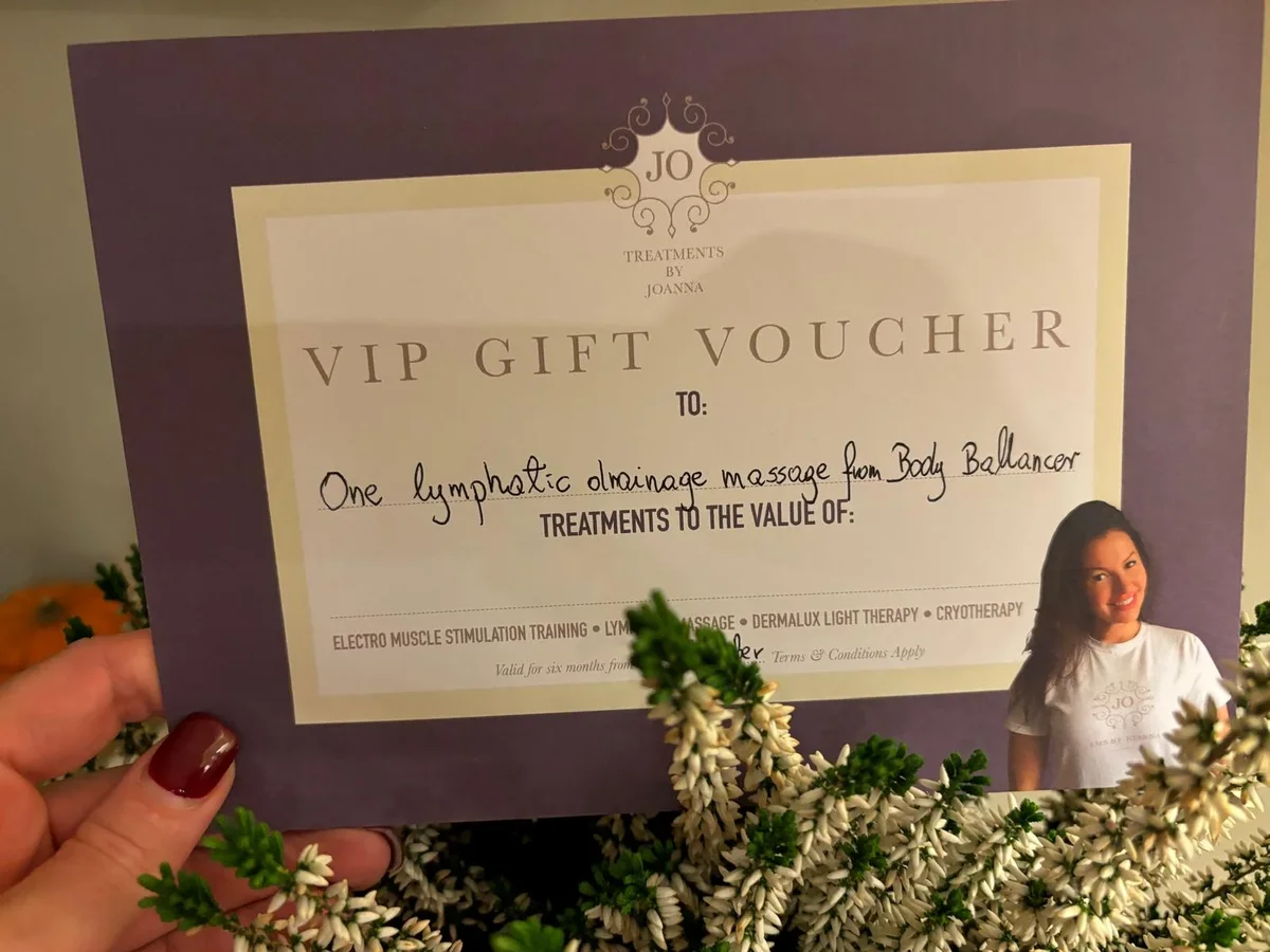 Treatments by Joanna VIP gift voucher